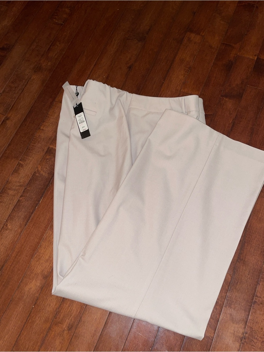 NWT Talbots Woman Light Beige Wide-Leg Pants - 22WT